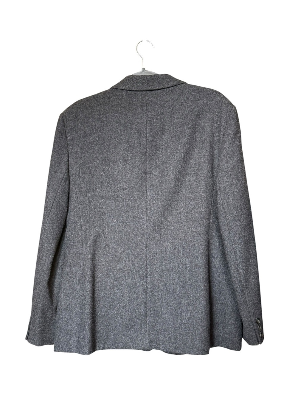 Pendleton Virgin Wool Gray Blazer Made in USA Women’s Jacket Size 16 Vintage - Picture 9 of 10